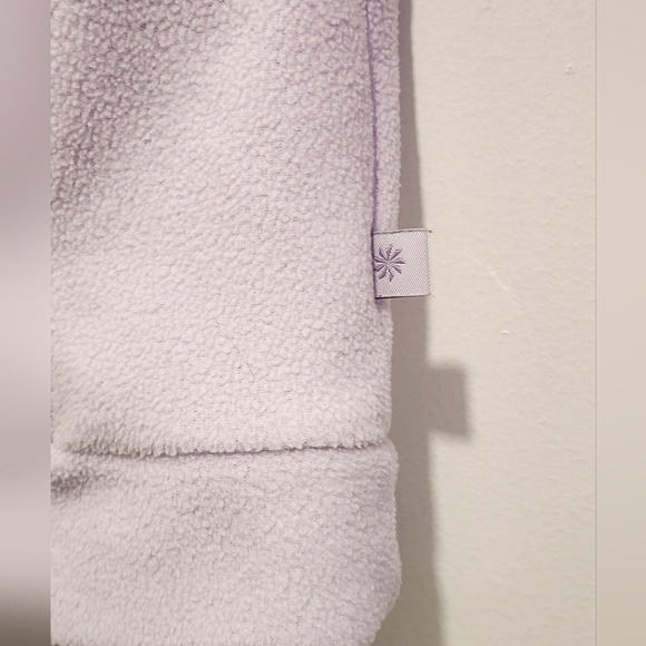 Athleta Girl Transition‎ Half Zip Color: Oxalis Violet Medium 8-10 - Picture 3 of 9